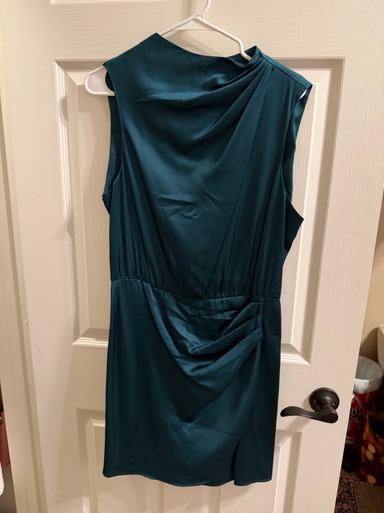 Abercrombie & Fitch Dresses & Skirts - Abercrombie & Fitch Teal Sleeveless Draped Shift Dress